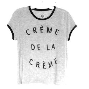 Creme De La Creme Ringer t shirt